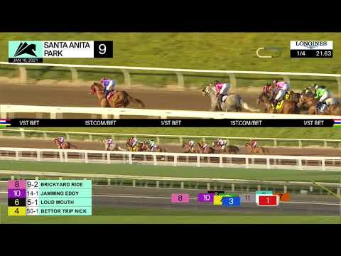 Santa Anita Park Carrera 9 (The Don Valpredo California Cup Sprint Stakes) - 16 de Enero 2021