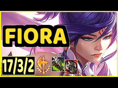 FIORA - 17/3/2 KDA GAMEPLAY - EUW Ranked DIAMOND