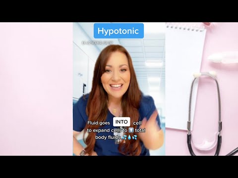 💦IV Fluid Types and Uses: Part 2💦