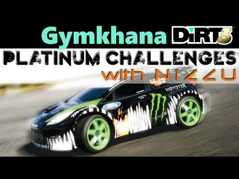 DiRT 3 Gymkhana Smash Tutorial Platinum Medal Advanced