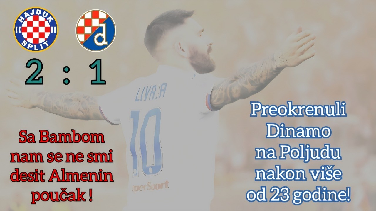 Detaljna analiza derbija ❤️💙 apsolutno zaslužena pobjeda Hajduka 🤍 Prgavi podcast