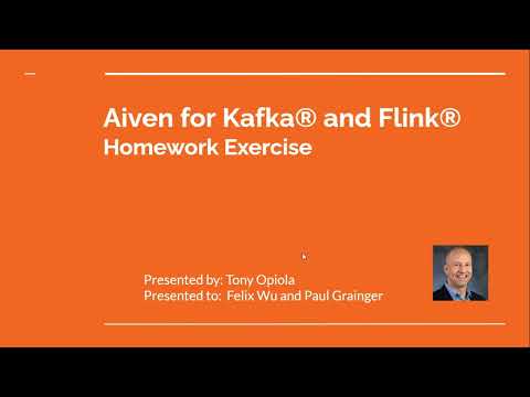 Aiven Assignment Kafka Flink