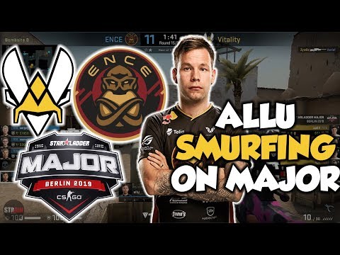 Allu SMURFING ON MAJOR ? (POV) vs Vitality Highlights - StarLadder Berlin Major 2019