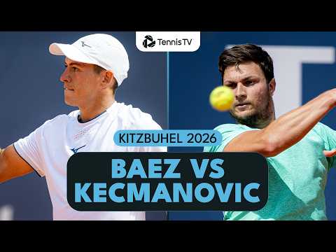 Sebastian Baez vs Miomir Kecmanovic Entertaining Match! | Kitzbühel 2026