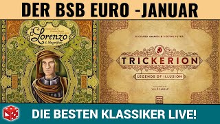 Euro Klassiker Januar: Lorenzo der Prächtige, Trickerion - Live Let's Play