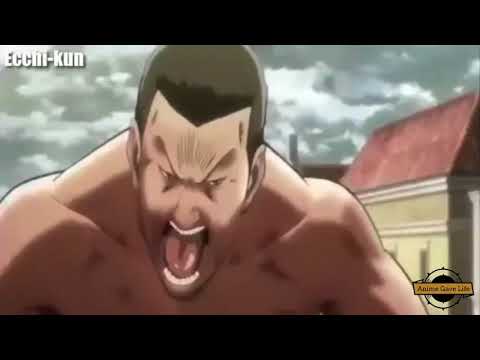 Attack on Titan - Eren's First Transformation and Titans Fight scene