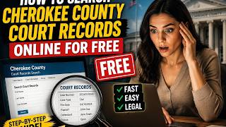 How to search Cherokee County court records online for free
