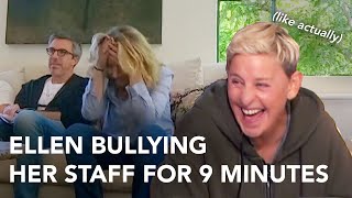 ellen BULLYING HER STAFF for 9 minutes straight