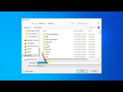 Printer Asking For Save Instead Of Print in Windows 11 / 10 | Fix printer saving instead of printing