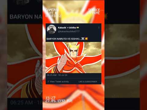 Baryon Naruto vs Isshiki 🎃
