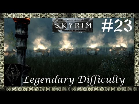 Skyrim Legendary Difficulty Part 23 - Getting in to Golden Glow estate