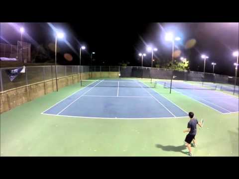 Tennis Rally: Kris Chow and Vikas Patel 2016-02-19