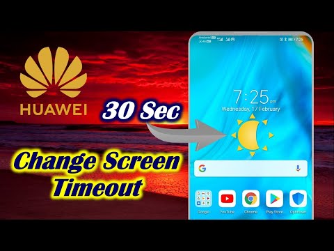 How to Change Screen Timeout in Huawei