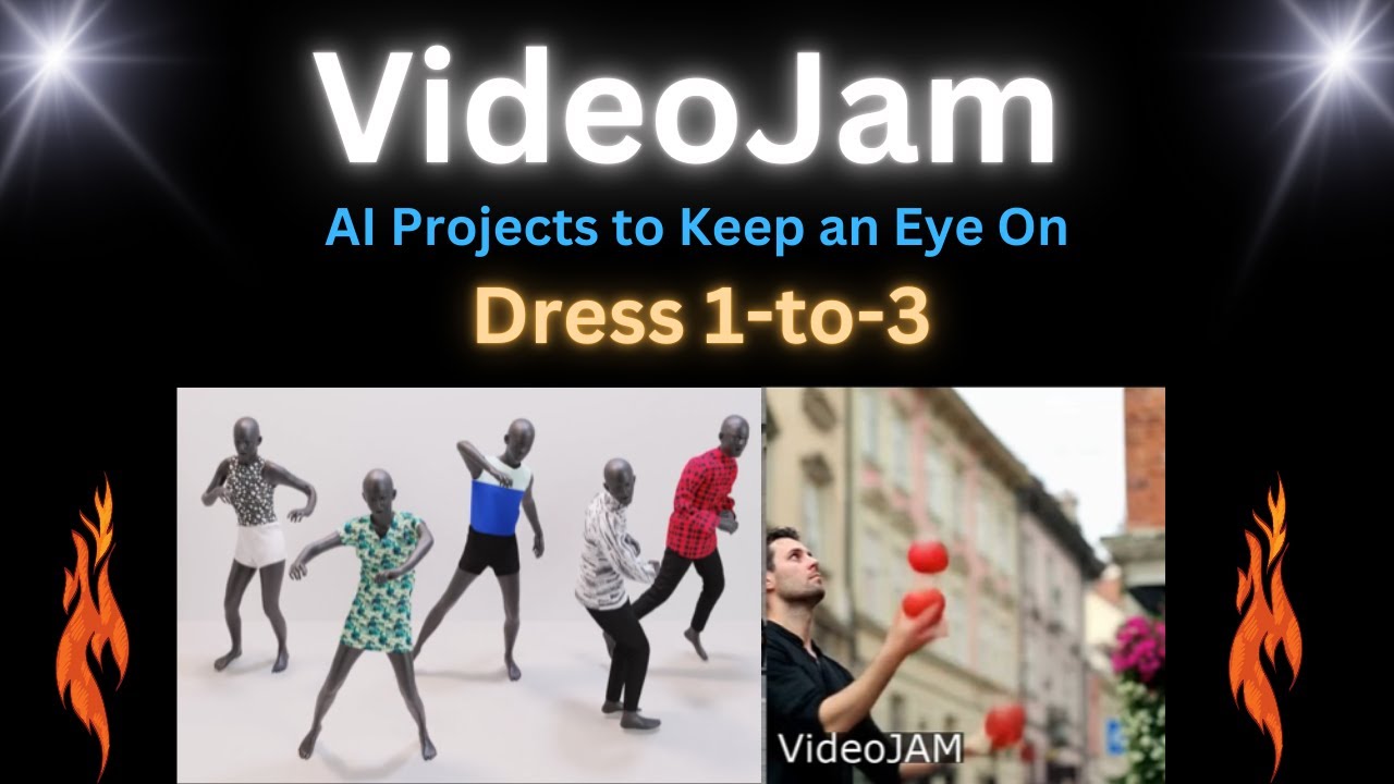 Meta VideoJam & Dress-1-to-3 Projects Revealed