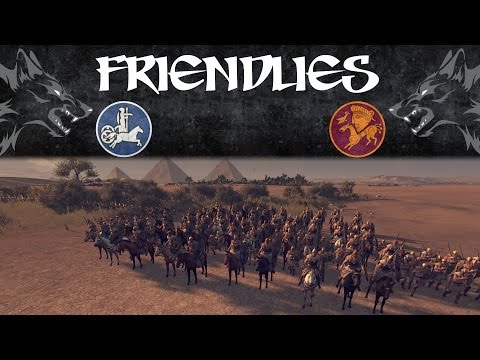 Wolf "Friendlies"-Iceni Skirmish-Build vs Spooky Suebi Rush (Total War Rome 2 Online Battle)