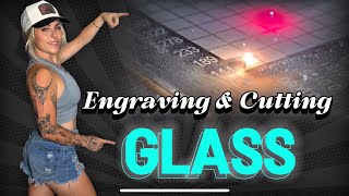 CUTTING & ENGRAVING GLASS with a UV Laser! | ComMarker Omni 1