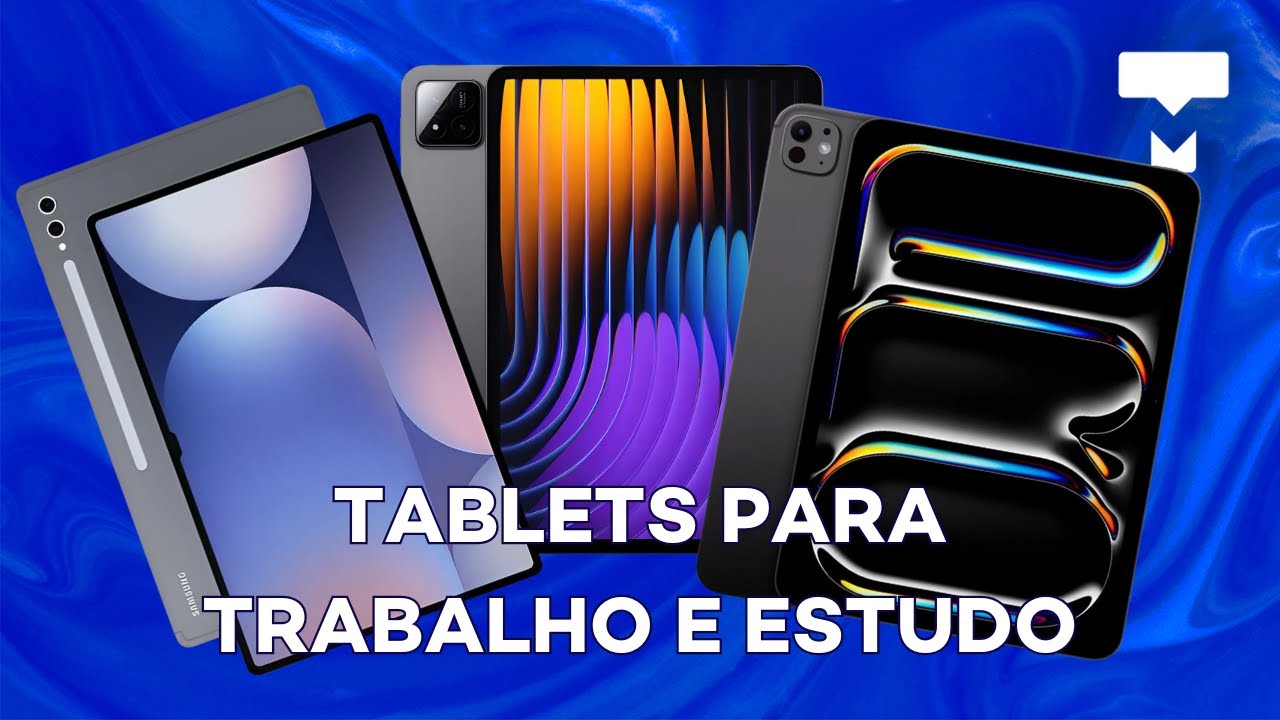 Os 7 MELHORES tablets para TRABALHO E ESTUDO!