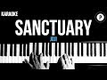 Joji - Sanctuary Karaoke Acoustic Piano Chords Cover Instrumental Lyrics