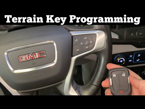 How To Program A 2018 - 2023 GMC Terrain Remote Key Fob  - Add A Key / Lost All Keys Programming