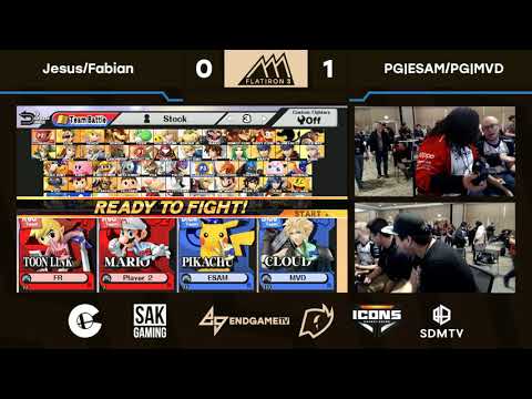 Flatiron 3 Doubles Losers Finals - PG|ESAM/PG|MVD (Blue) vs Jesus/Fabian (Red)
