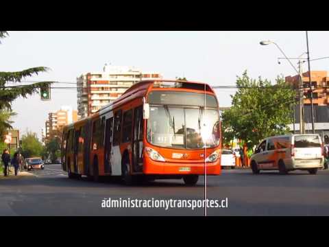 #7 minutos | Buses articulados Volvo en Transantiago