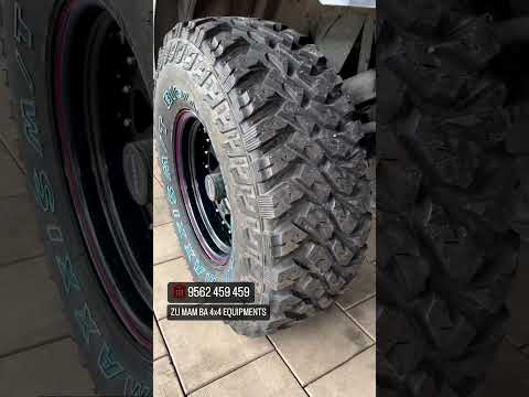 Thar Crde got Maxxis Tyres & 15x8j wheels from @zumamba4x4equipments