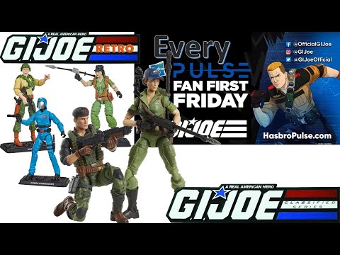 Every G.I. Joe Fan First Friday Hasbro Pulse Comparison List Classified and Retro and Super7