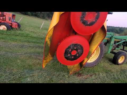 first time mowing with the tar river drum mower.