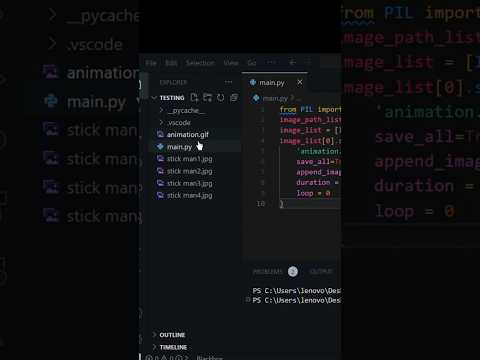 Generate animated GIF using python 💥💥💥💥😎😎😎