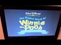 Opening To The Magical World Of Winnie The Pooh Little Things Mean A Lot 2003 Singaporean VCD