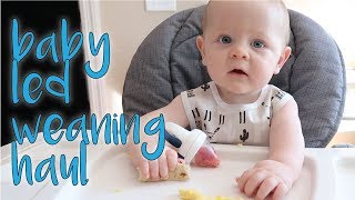 Hobson Eating at 6 Months! | Baby Led Weaning Haul | The Heb