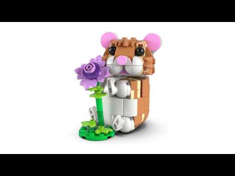 Конструктор LEGO Creator Чарівний хом`як з квіткою (31376)