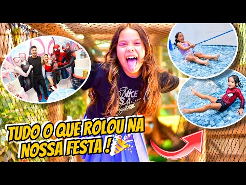 TEVE DE TUDO NA NOSSA FESTA DE ANIVERSÁRIO!! * Valentina fez 8 e Noah fez 3 * 🎉