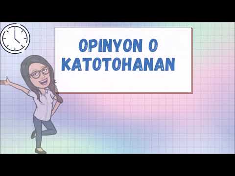 Opinyon o Katotohanan