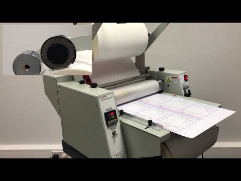 Solo EL380 HO Digital Laminator - A demonstration video of the EL380 Laminating and Foiling