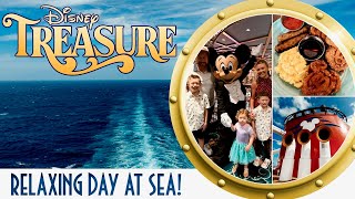 Disney Treasure Cruise Vlog Day 6 🌊 Sea Day Fun, Shopping, Activities & NEW Plaza De Coco Menu!