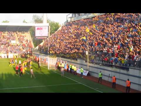SFC Opava - Fastav Zlín DĚKOVAČKY (finále MOL Cup 17.5.2017)