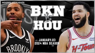 Brooklyn Nets vs Houston Rockets Full Game Highlig