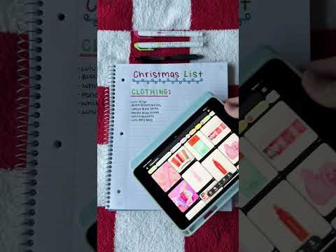 vlogmas day 3! making a Christmas list! #christmas #gifts #preppy #presents 🎁🧣🌲🌨️