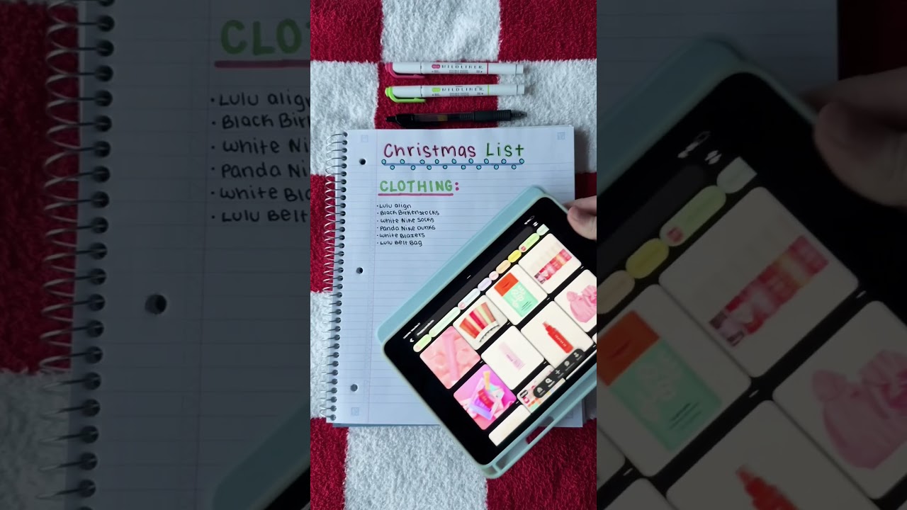 vlogmas day 3! making a Christmas list! #christmas #gifts #preppy #presents 🎁🧣🌲🌨️