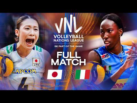 Can Japan 🇯🇵 beat the VNL Champions? 😳 | Japan vs. Italy | VNL 2025 - Full Match | Week 2
