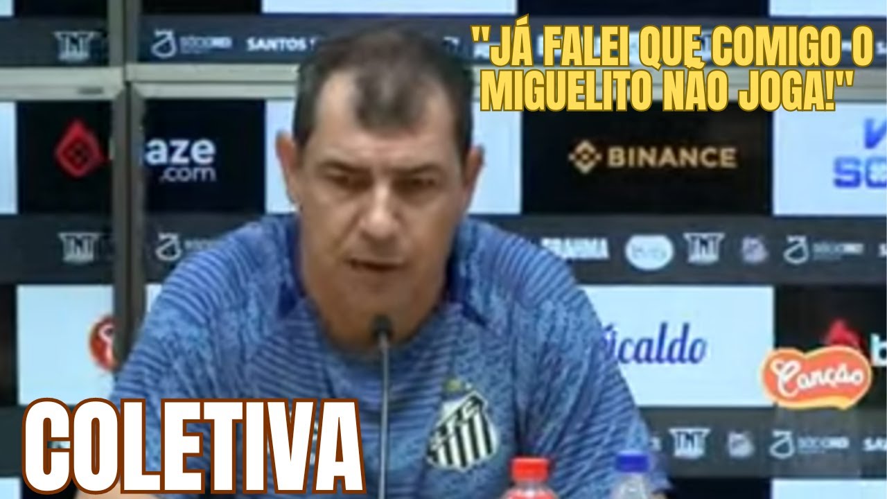 FÁBIO CARILLE | COLETIVA 12/10/24 | PÓS JOGO SANTOS 3 x 2 MIRASSOL