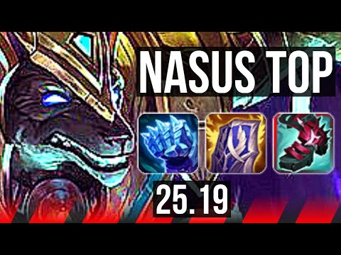 NASUS vs TRYNDAMERE (TOP) | 7 solo kills, 10/2/9, Godlike | EUW Master | 25.19