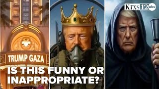 Is President Trump's AI 'satire' funny or inappropriate?