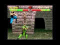 Ultimate Mortal Kombat 2 Tournament Edition Reptile Playthrough