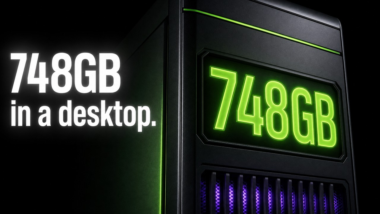 NVIDIA'S 748GB Ram Desktop Makes Local AI INSANELY Good