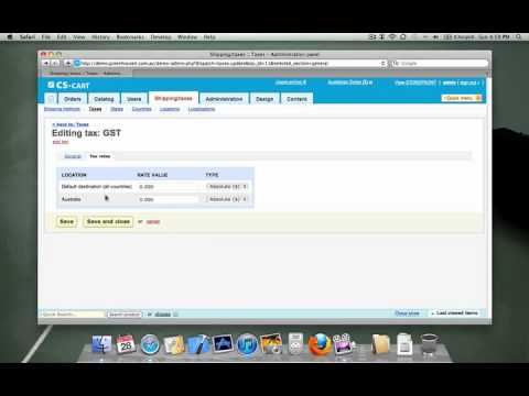 How to set up GST in CS Cart - Greenhouse IT Ecommerce Academy