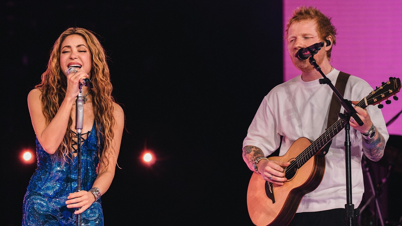 Shakira & Ed Sheeran - Underneath your Clothes (Live from LMYNL World Tour)
