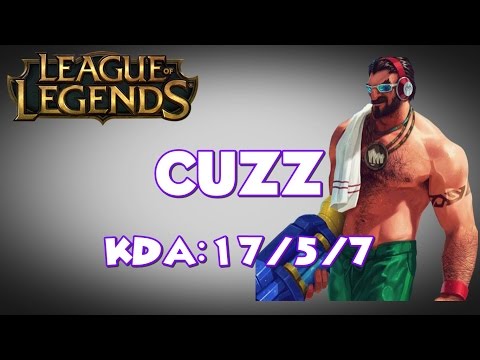 Longzhu Cuzz as Graves vs Elise - Jungle (KR Replay) League Of Legends