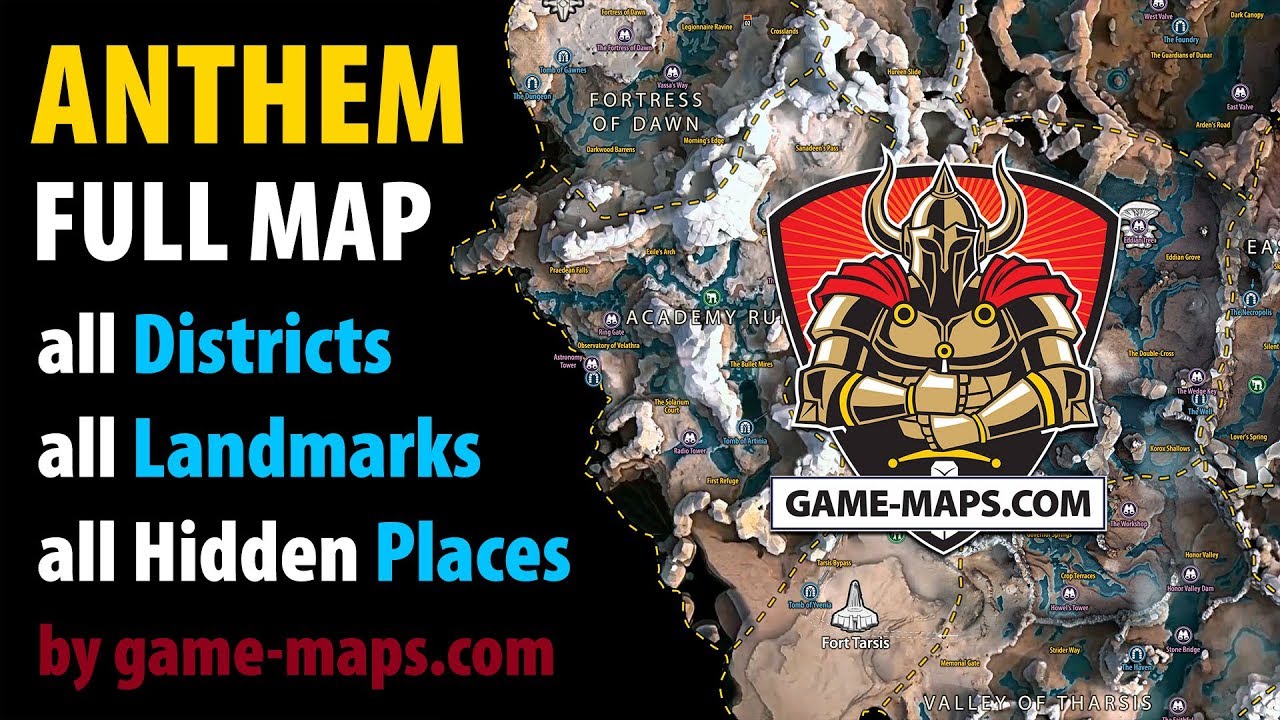 Anthem Map - Full Game World Map | game-maps.com Anthem Map - Full Game World Map | game-maps.com